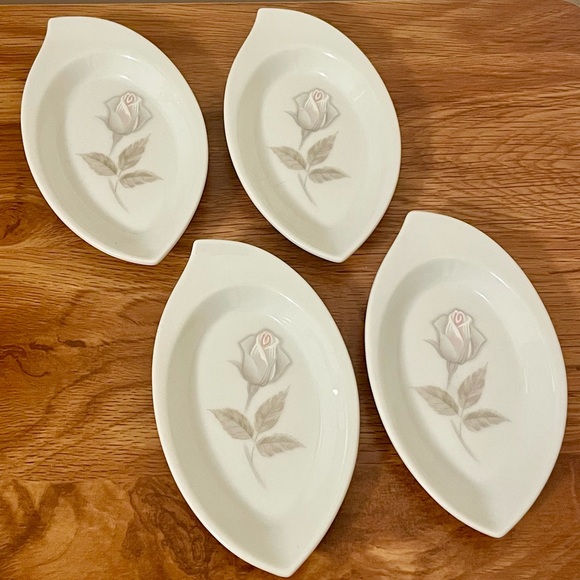 Noritake Other - Noritake Eden Rose White & Pink Floral Tray